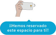 Hemos reservado este espacio para ti