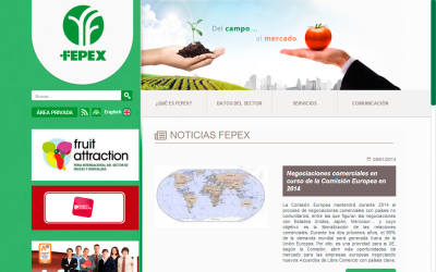 La nueva web de FEPEX.