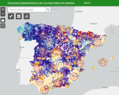 GIS para la Asociación Española Contra el Cáncer