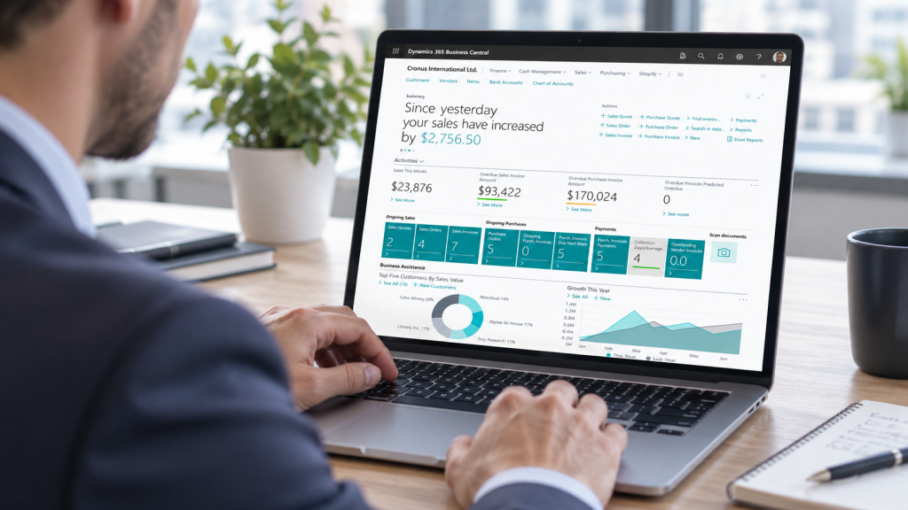 Microsoft Business Central es el antiguo Navision pero con mayor funcionalidad